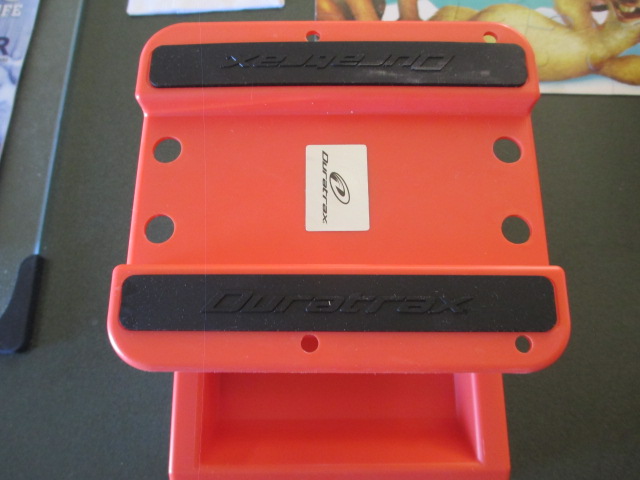 Rubber provides grips to plastic and metal tracks