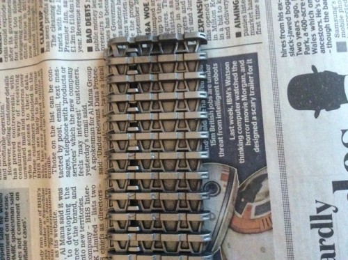 Airbrushed Tamiya metallic steel