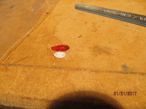 Styrene templates were a bust. Got this gem from craft store and shaped it with sanding stick.