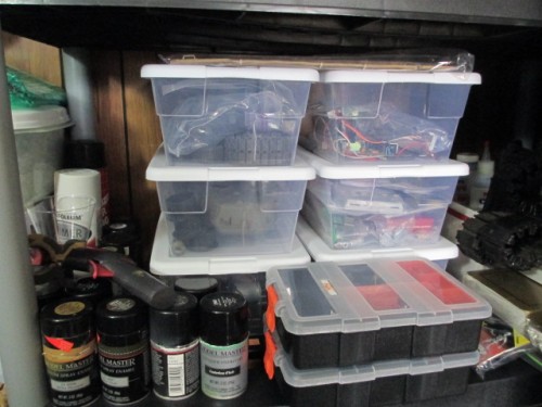 A lot of spares from Tamiya and the old days of HL