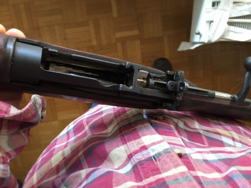 Lee-Enfield bolt open.JPG (336.14 KiB) Viewed 9298 times Lee receiver with bolt open