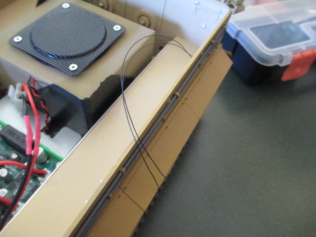Enameled wiring for the Convoy light