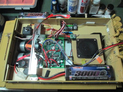All lower hull wiring completed and ready for plug in.