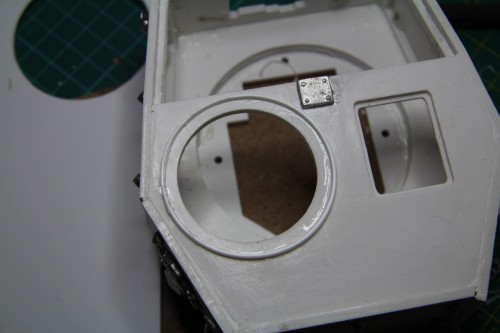 Outer ring bonded to Turret