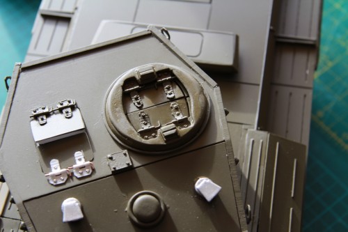 One light coat of Olive drab later...