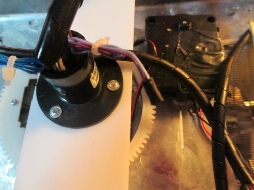 Not sure what these little purple and blue wires went to but they were left uncapped so I did.