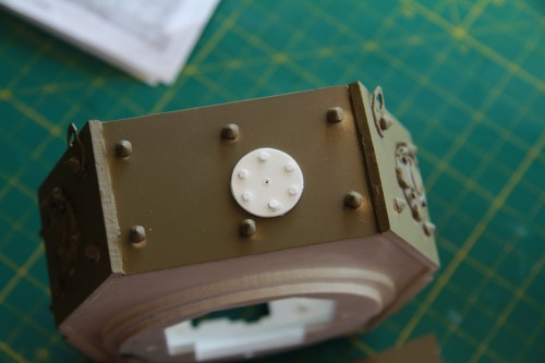 Access plate in place