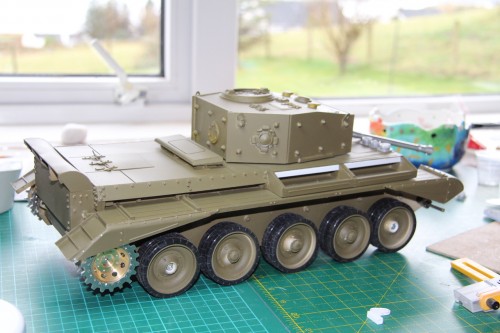 Here you can see Comet periscopes above front armour plate
