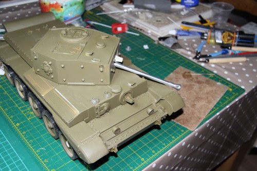 Front almost complete, apart from headlight protectors