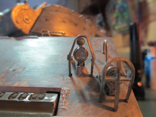Closeup of mounted headlight cover and lens