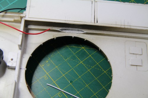 Turret rings 1.5 mm bearings fitted to bridge gap