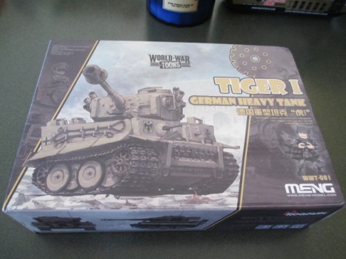 Saturdays other parcel was a neat Chibi Tiger from some game called World War Toons.  Manufacturer is Meng so it should be fun to assemble.