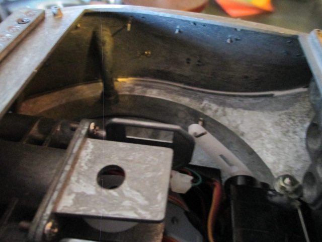 Two piece turret needed some filler as well.