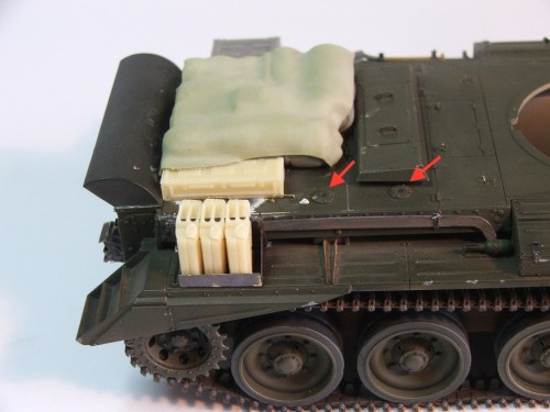 Location of Fuel caps on small scale model