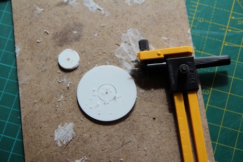 Fuel and oil caps- cutting out
