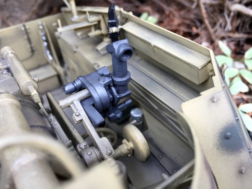 Juckenburg 1/16 scale Nashorn tank destroyer interior
