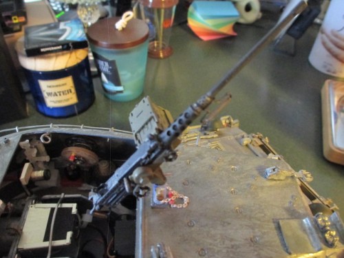 .50 cal locked in place with a brass handle pin.