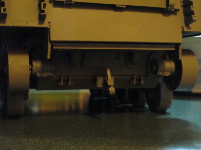 Idlers installed and paint cleaned up