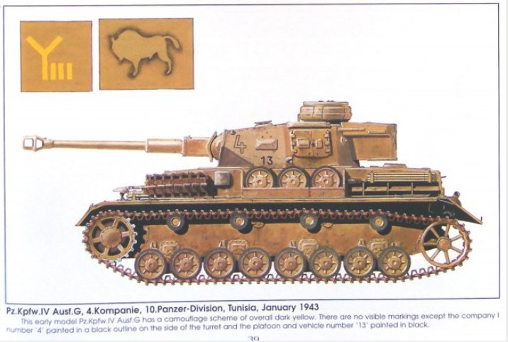 Pz IV G Tunisia 10th Panzer