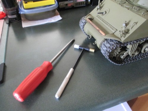Real tools are needed to work with these heavy duty track runs.