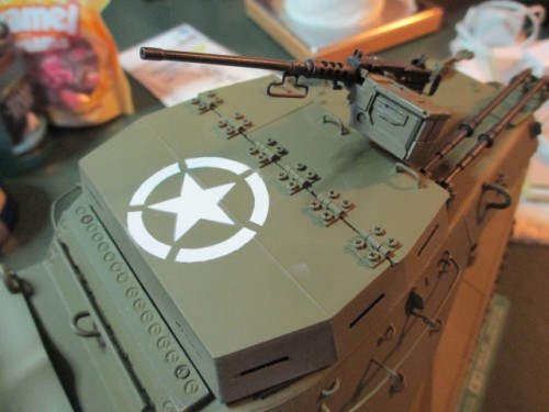 Stencil Star and Circle for aircraft recognition