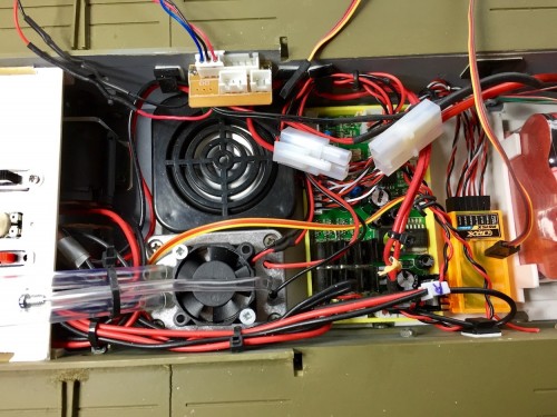 Lower Hull wiring and components