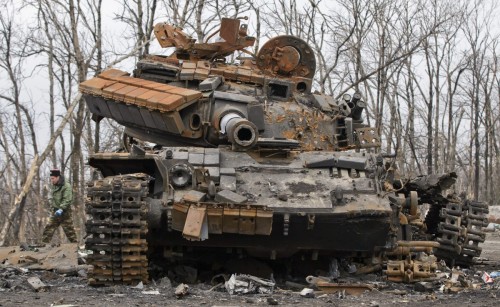 Battered behemoth in the Ukraine