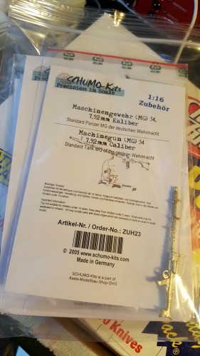 The last Schumo kits arrived today.