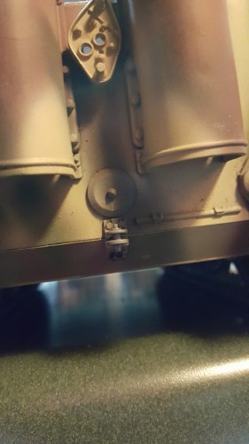 Tow pintle built from Taigen lower and Tamiya part