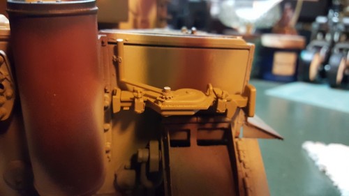 Close up of the completed jack and mounts