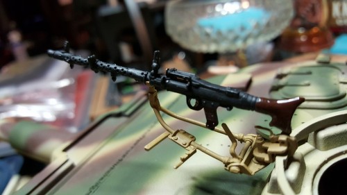 Mated with the MG-34 in late War paint.