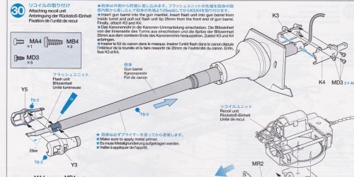 Inserting flash unit into barrel..