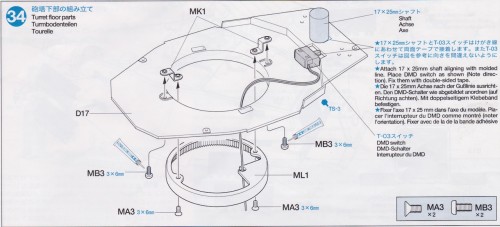 Counterweight location