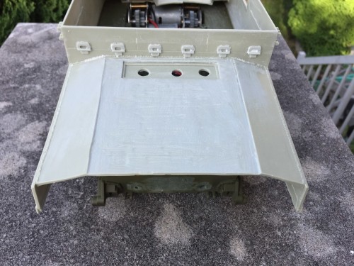 M7 priest rear deck prior to new construction