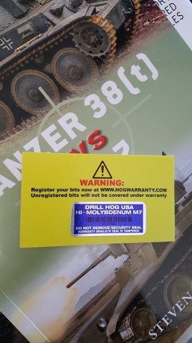 Drill Hog is serious about their guarantee