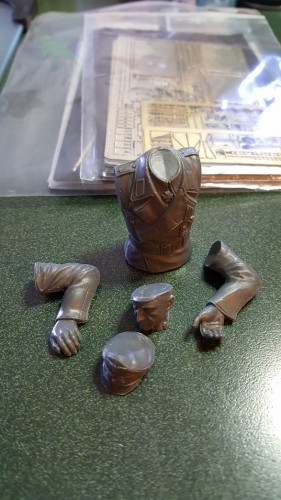 Spare Tamiya Commander roughed out for paint