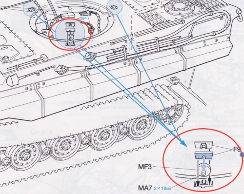 Tamiya turret bearing system..