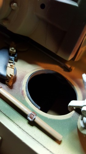 An added rubber hatch coaming to keep the hatch in place when closed.