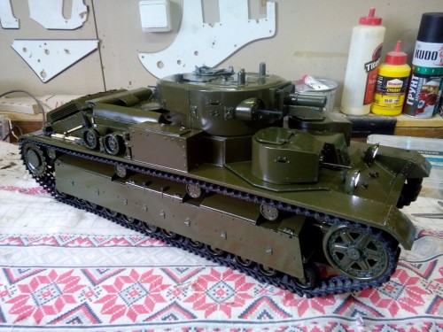 T-28 1936 with KT28 gun (by beta test Pavel Shupik ) &quot;beta&quot; test model kit