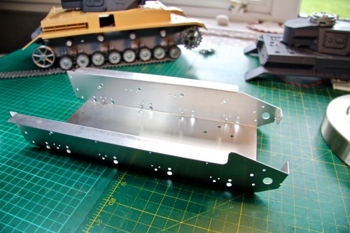 Bare Tamiya Panzer  IV lower hull