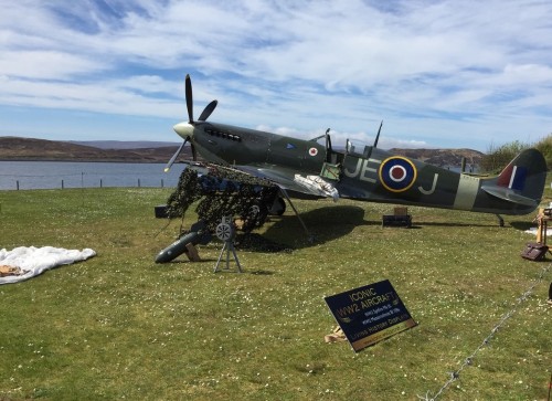 Spitfire Mk IX Loch Ewe may 2017