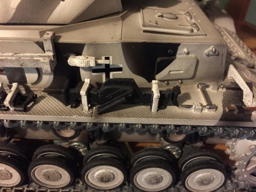 Taigen Ausf F2 jack and jack mounts
