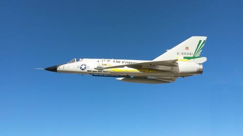 F-106A from the 49th Fighter Interceptor Squadron stationed at Griffiss AFB, NY