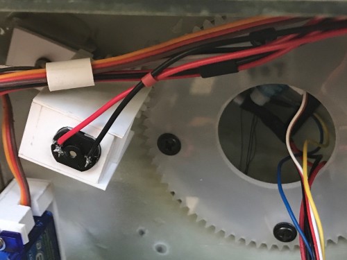 scratch built turret motor housing