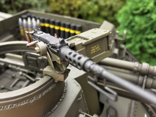 Tamiya M2 machine gun on M7 Priest