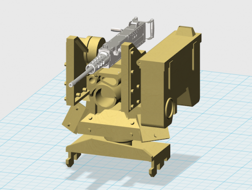 Drafted a MX-153 weapon station.