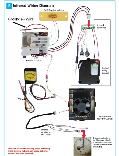 Heng Long Taigen IR wiring diagram