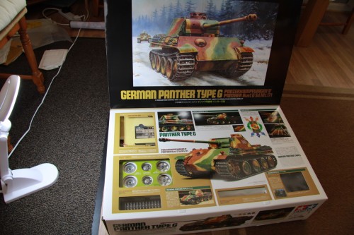 Tamiya Panther G box of tricks