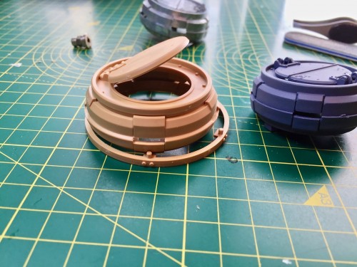 Tamiya Pz IV ausf J cupola assembled