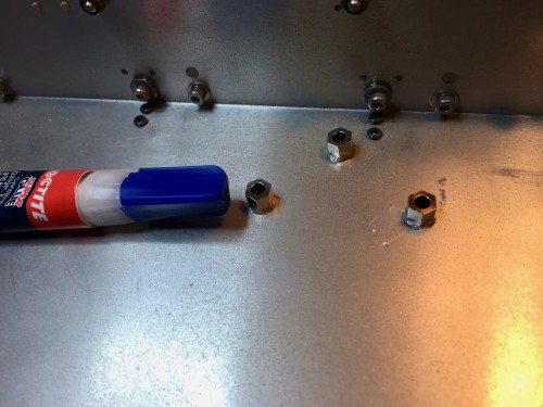 Tamiya Pz IV standoffs bonded in